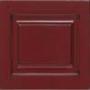 Zilio wood painted red dark