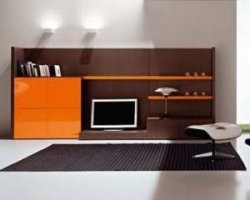 Modular livingroom composition SYSTEM BOX 200
