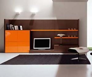 Modular livingroom composition SYSTEM BOX 200